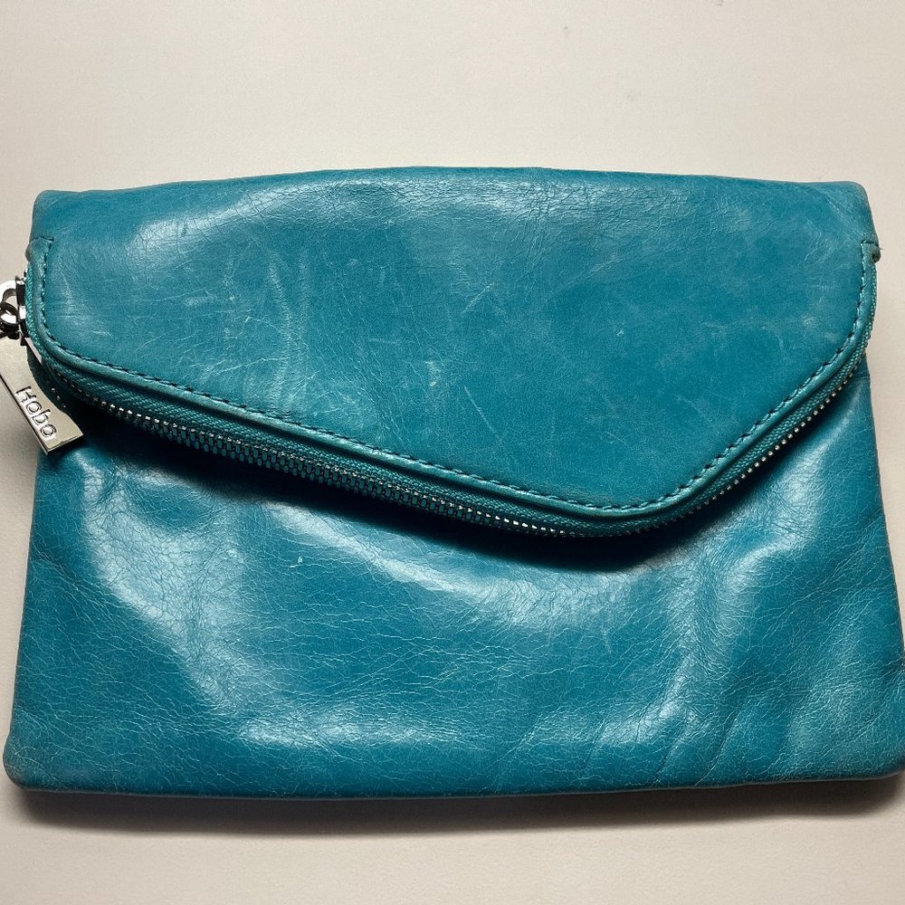 HOBO leather clutch - mini - fold over style
